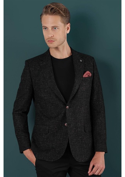 C 655 Slim Fit Siyah Spor Ceket modelleri