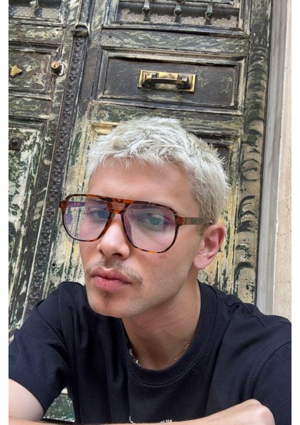 Tommy Erkek Blue Block Gözlük Leopar fiyatları