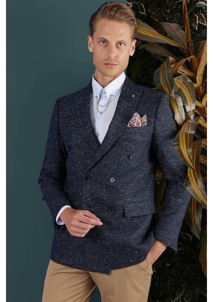 C 654 Slim Fit Lacivert Spor Ceket indirimleri