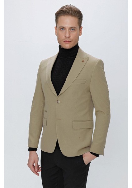 C 632 Slim Fit Bej Spor Ceket modelleri
