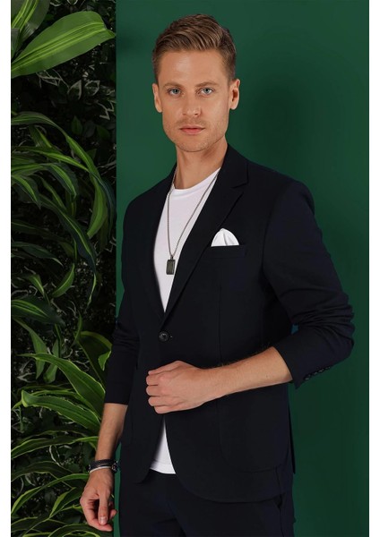 C 643 Slim Fit Lacivert Spor Ceket fırsatları