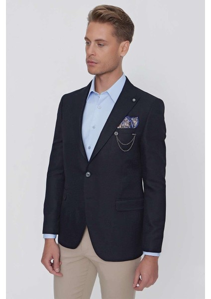 C 630 Slim Fit Lacivert Spor Ceket modelleri