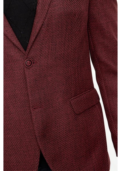 C 595 Slim Fit Bordo Spor Ceket fırsatları
