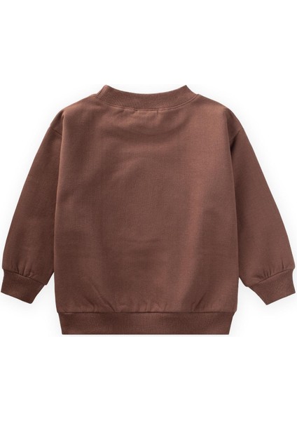 Süzene Nakışlı Sweatshirt 1-7 Yaş Kahve fiyatları