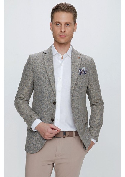 C 633 Slim Fit Camel Spor Ceket fiyatları