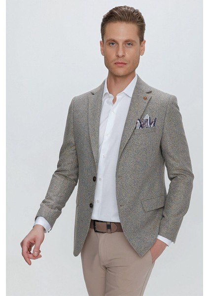 C 633 Slim Fit Camel Spor Ceket fırsatları