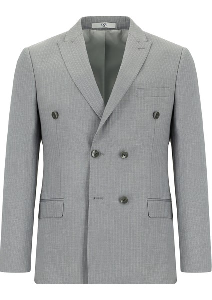 Super Slim Fit Ekstra Dar Kesim Çizgili Kruvaze Takım Elbise fiyatları