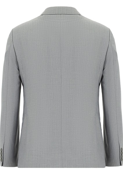 Super Slim Fit Ekstra Dar Kesim Çizgili Kruvaze Takım Elbise modelleri