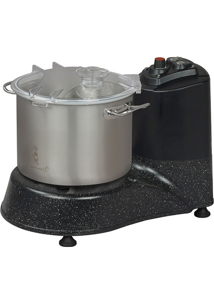 SZP01.E11 Z5F Sebze Parçalama Makinesi, 10 L, Siyah