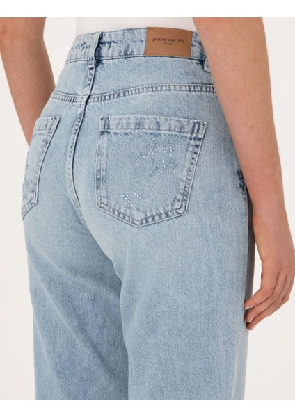 Kadın Açık Mavi Straight Fit Jean Pantolon 50308401-VR003