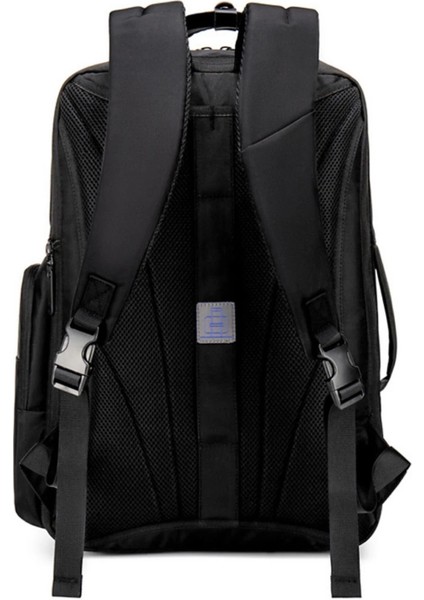 Şifreli, USB Girişli, Genişletilebilir Körüklü, Suya Dayanıklı Premium Sırt Çantası GB00397 fırsatları