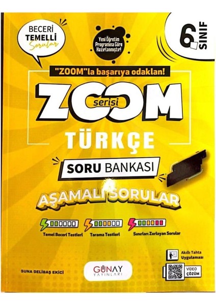 6.sınıf Zoom Türkçe Soru Bankası-Yeni Müfredat Yeni Baskı-