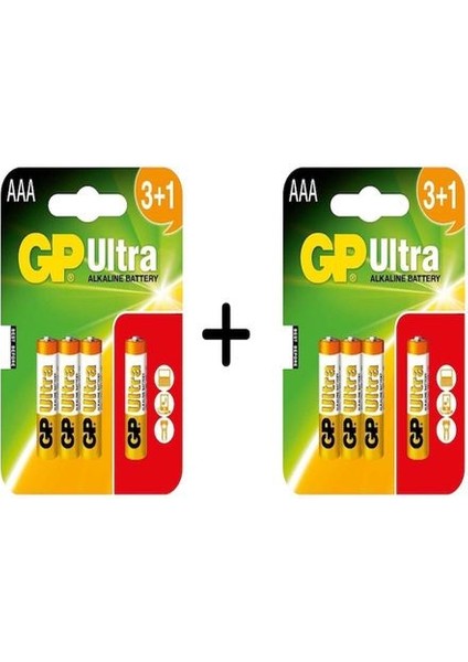Ultra Alkalin Aaa Ince Kumanda Pili 8'li Paket Erpilsan Elektronik