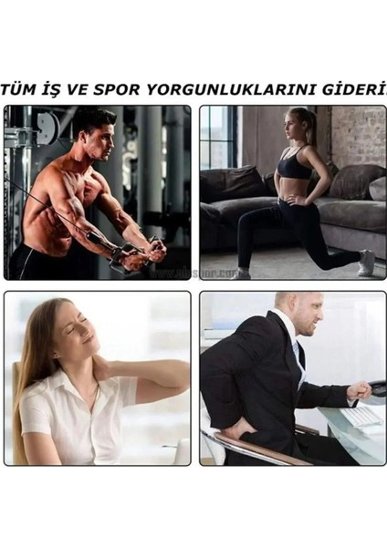 Masaj Tabancası 16W 30 Hız Vurmalı Sessiz Fırçasız Motor 6 Başlıklı Şarjlı Sporcu Masaj Aleti