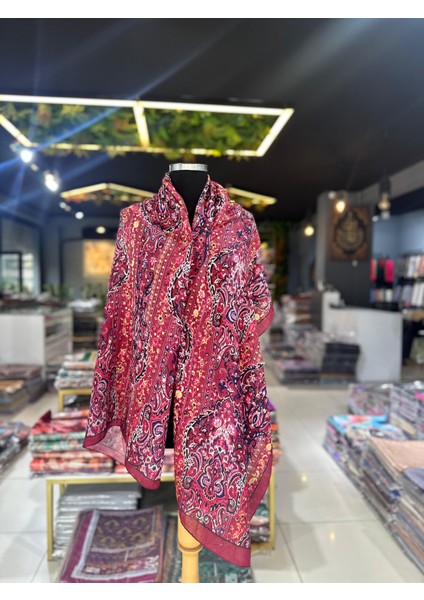 Etnik Desen Bambu Kraş Soft Şal fiyatları