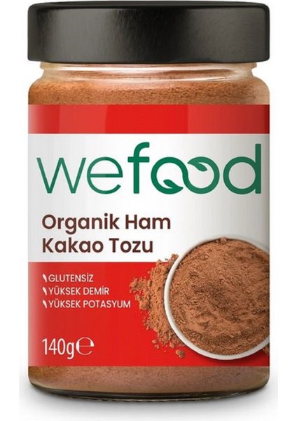 Wefood Organik Ham Kakao Tozu 140 gr