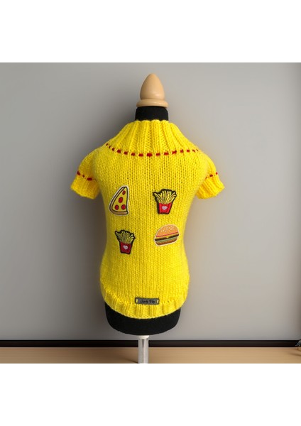 Köpek Için Fast Food Mania Sarı Kazak fiyatları