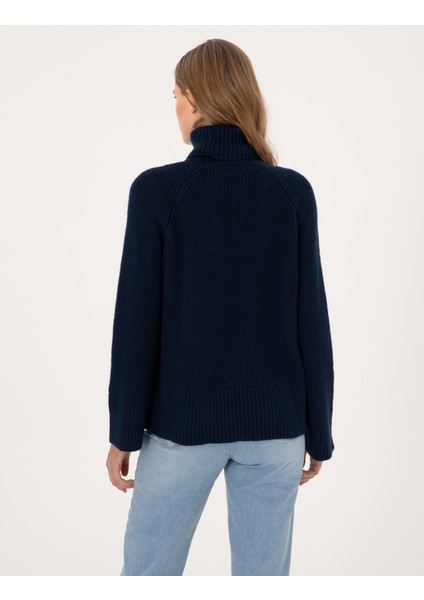 Kadın Lacivert Comfort Fit Kazak 50310923-VR033 indirimleri