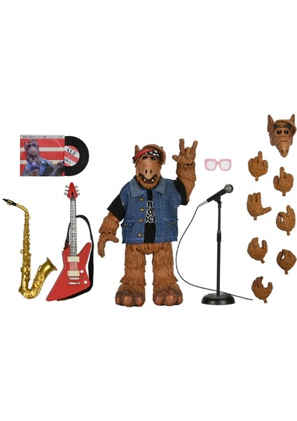 Alf - Ultimate Born To Rock Alf Aksiyon Figürü