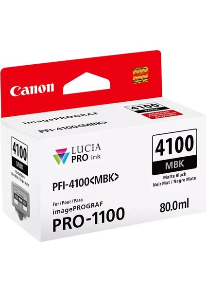 PFI-4100 MBK Mat Siyah Orijnal Mürekkep Kartuşu fiyatları
