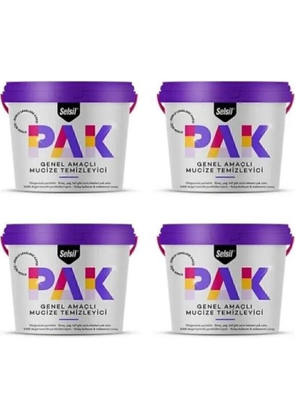 4 Adet Pak Genel Amaçlı Mucize Temizleyici Krem 4 x 500 gr