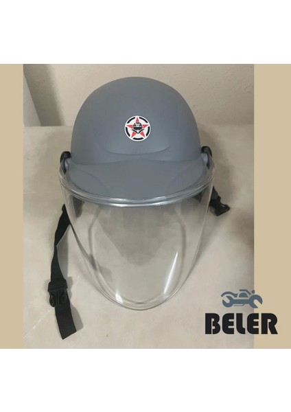 Nardo Gri Camlı Jokey Kask Motosiklet ve Scooter Kaskı fiyatları