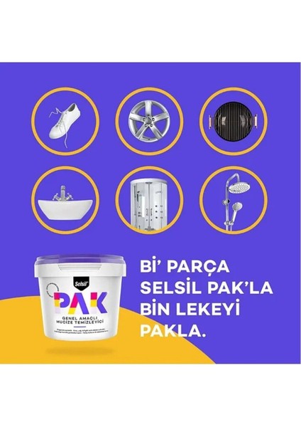 4 Adet Pak Genel Amaçlı Mucize Temizleyici Krem 4 x 500 gr fırsatları