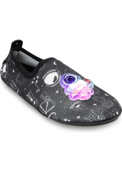 Işıklı Astronot Figürlü Kaymaz Tabanlı Esnek Hafif Dayanıklı Çocuk Havuz Plaj Deniz Ayakkabısı fiyatları