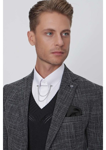 C 628 Slim Fit Siyah Spor Ceket fırsatları