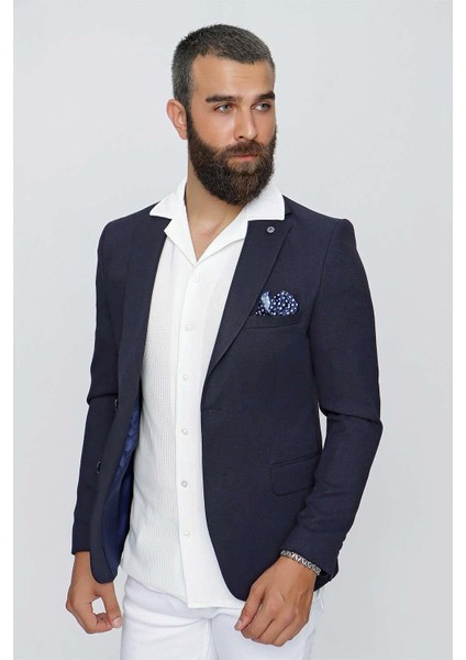 C 620 Slim Fit Lacivert Spor Ceket