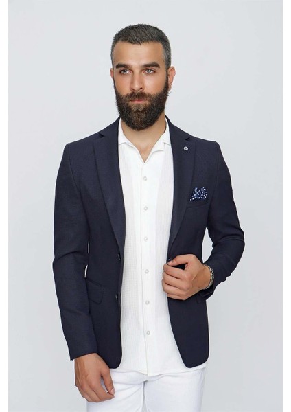 C 620 Slim Fit Lacivert Spor Ceket modelleri