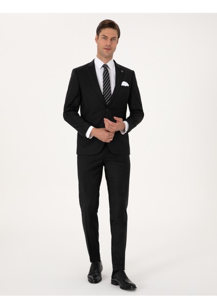 Erkek Siyah Ex. Slim Fit Takım Elbise 50311524-VR046