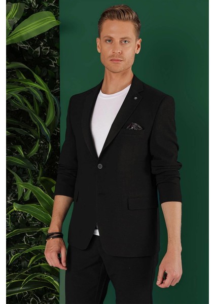 C 640 Slim Fit Siyah Spor Ceket indirimleri
