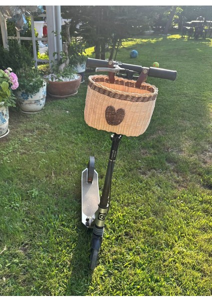 Rattan Kalp Sepet Bambu Hasır Scooter Bisiklet Sepeti modelleri