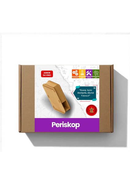Periskop – Çocuklar Için Eğitici Ahşap Stem Oyuncak | Junior Da Vinci Bilim Seti modelleri