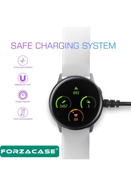 Samsung Galaxy Watch 5 Pro ile Uyumlu Type-C Manyetik Şarj Kablosu - FC017 modelleri