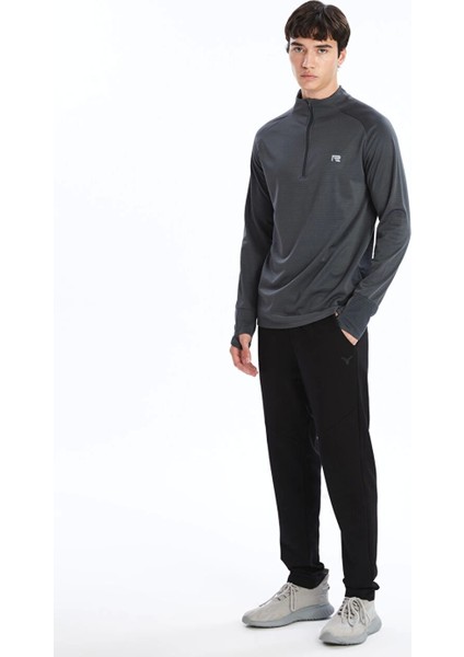 Xsıde Actıve Siyah Standart Kalıp Erkek Eşofman Altı