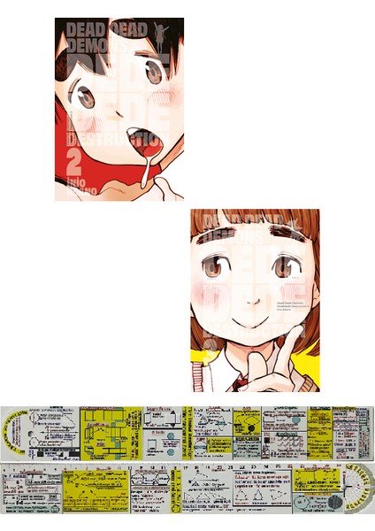 Dead Dead Demons Dededede Destruction 2-3. Ciltler Manga Seti + Mat. Öğreten Cetvel