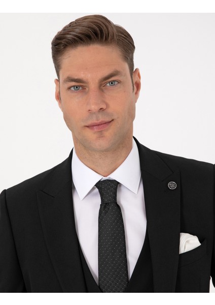 Erkek Siyah Slim Fit Takım Elbise 50316782-VR046 fiyatları