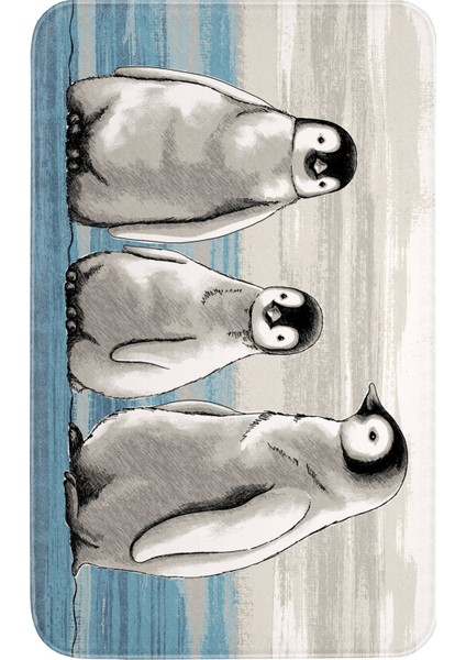 Dijital Baskı Modern Banyo Halısı Ikili Banyo Paspası LNA5090 100X60+60X50 cm fiyatları