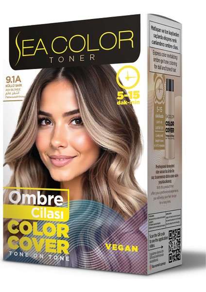 Ombre Cilası Set Boya 9.1A Küllü Sarı