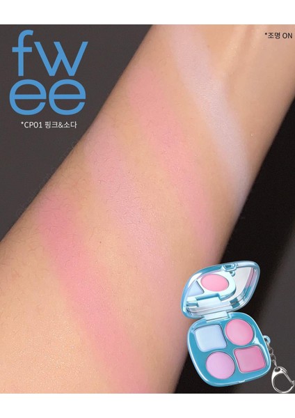 Pocket Cheek Palette CP01 Pink & Soda-Cep Yanak Paleti CP01 Pembe ve Soda 9.6g(Uçanfil) fiyatları