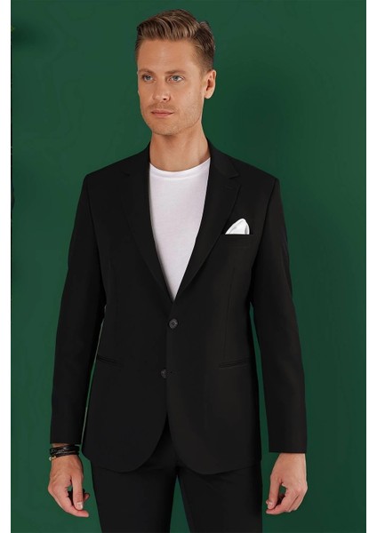 C 645 Slim Fit Siyah Spor Ceket fırsatları