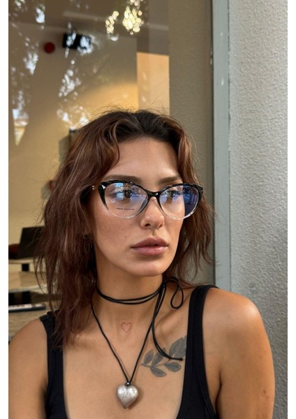 Miralya Kadın Blue Block Gözlük Şeffaf Siyah modelleri
