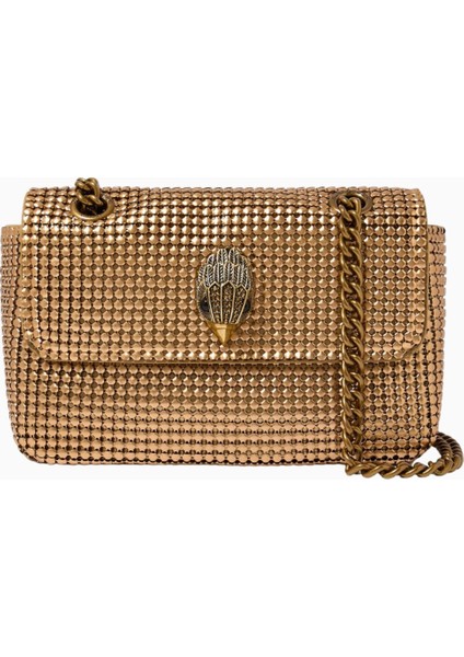 Kensington Chainmail Bag Zincir Örgü Detaylı Lüks Omuz ve El Çantası
