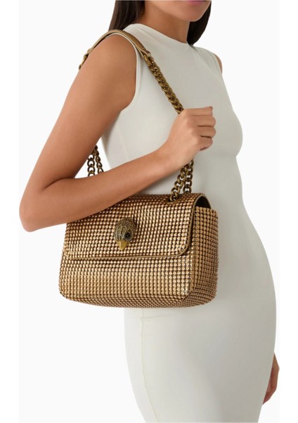 Kensington Chainmail Bag Zincir Örgü Detaylı Lüks Omuz ve El Çantası fiyatları