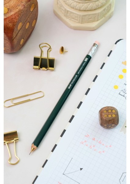 Premium Ahşap Gövdeli Versatil Uçlu Kalem 0.5 mm Yeşil