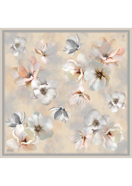 Armine Ipek Eşarp 2025 Yaz - 9305-82 Bej Twill