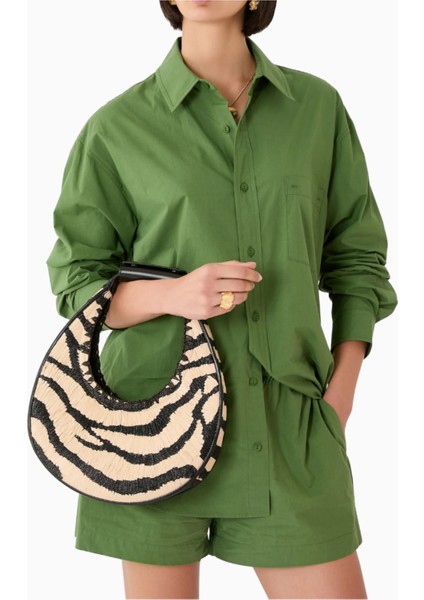 Moon Raffia Tote Canlı Renkler ve Lüks Raffia ile Günlük Şıklığı Yansıtan Çanta fırsatları