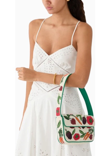 Tommy Crudite Beaded Bag, Renkli Boncuklu Tek Beden Çanta modelleri